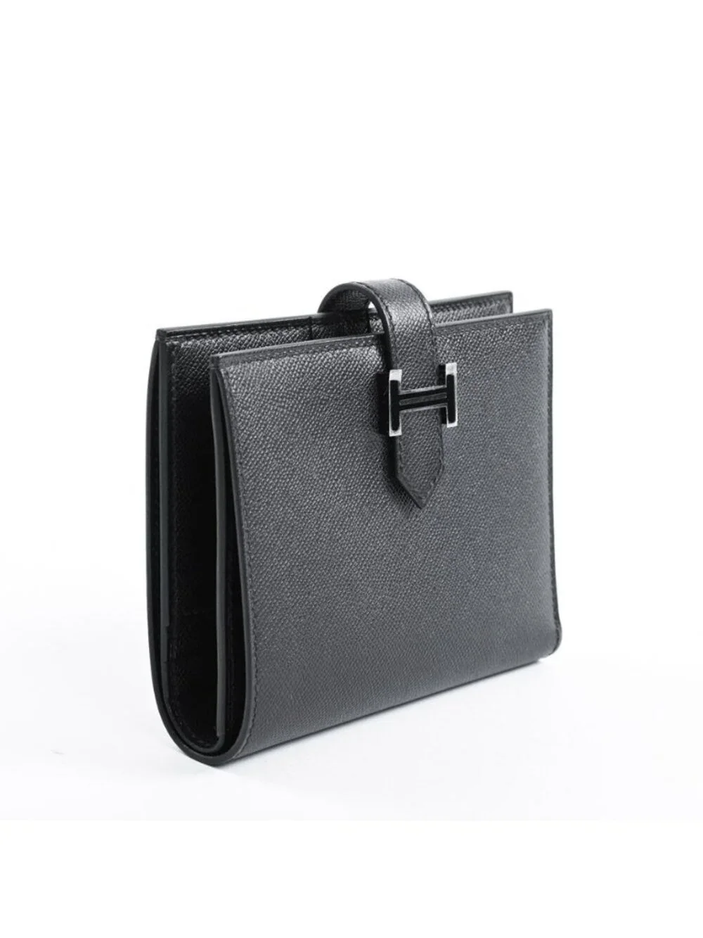Hermes Compact Wallet Bearn Monochrome